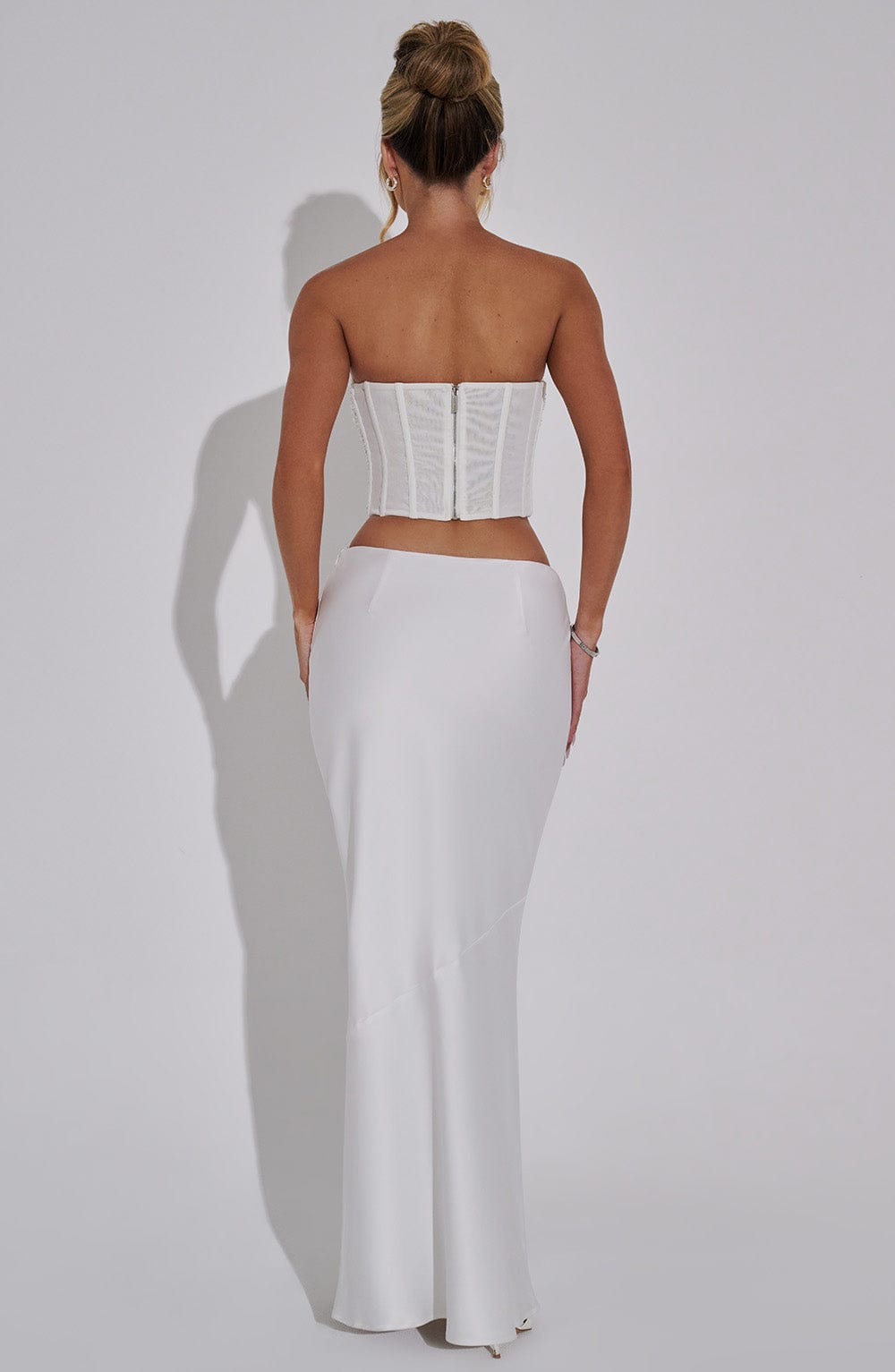 Bernadette Maxi Skirt - Ivory M.T