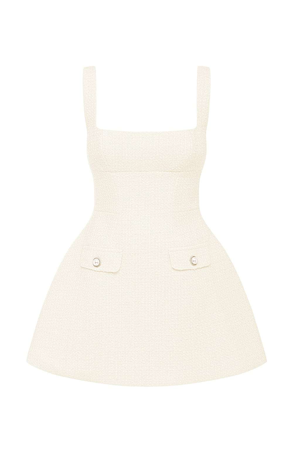 Bessie Mini Dress - Ivory M.T