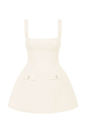 Bessie Mini Dress - Ivory M.T