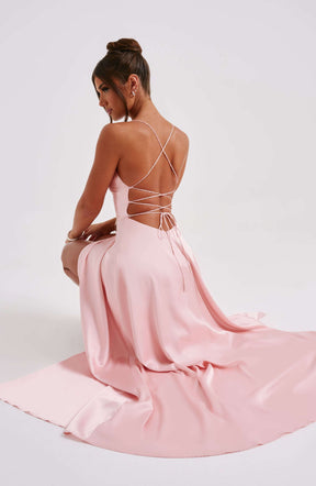 Bethany Maxi Dress - Blush M.T