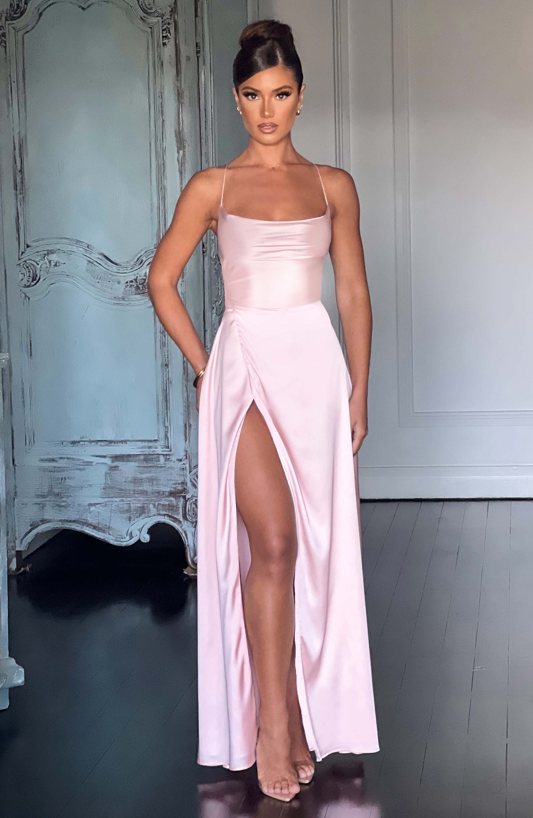 Bethany Maxi Dress - Blush M.T
