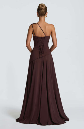 Bianca Maxi Dress - Plum Brown M.T