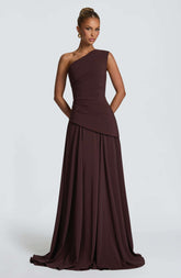 Bianca Maxi Dress - Plum Brown M.T