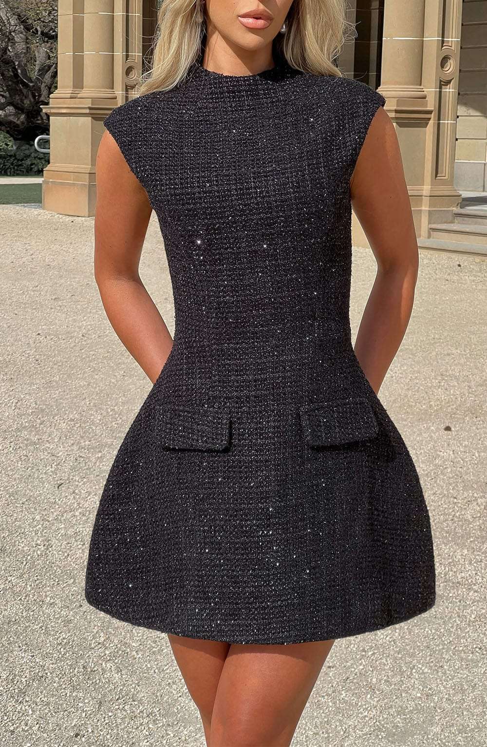 Blake Mini Dress - Black M.T