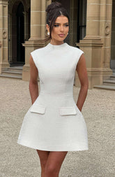 Blake Mini Dress - Ivory M.T