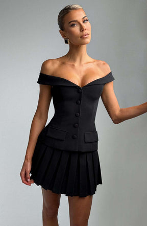 Blakely Top - Black R.F
