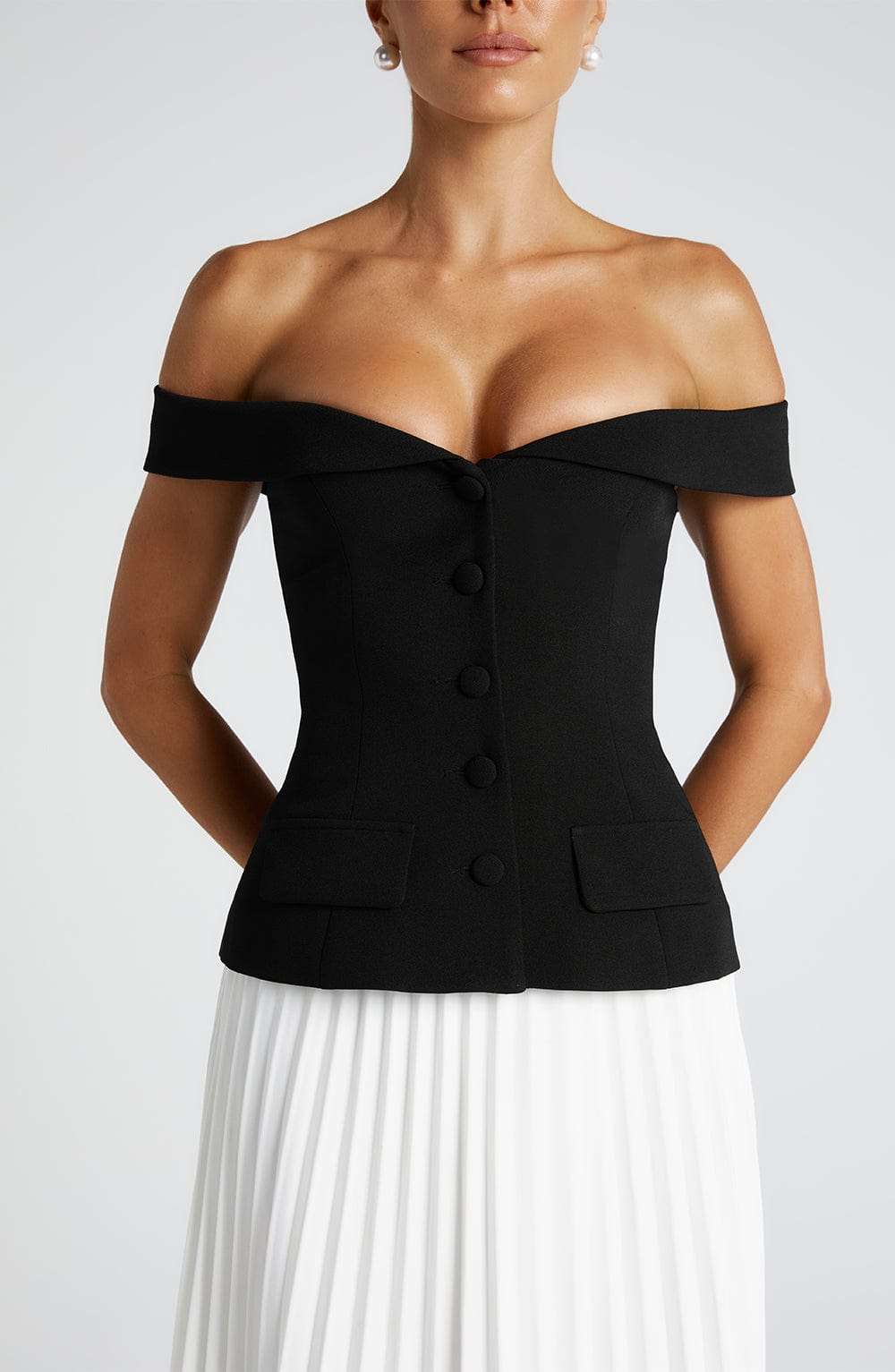 Blakely Top - Black R.F