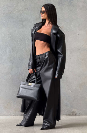 Bridget Trench Coat - Black S.M