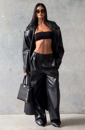 Bridget Trench Coat - Black S.M