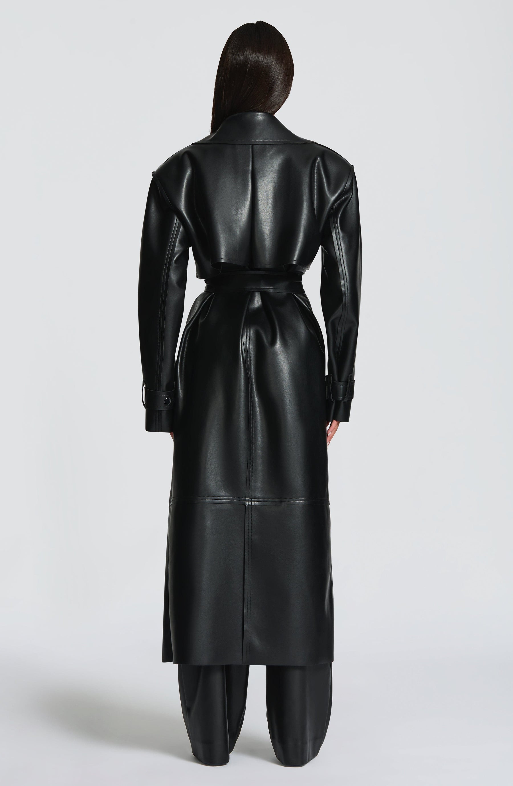 Bridget Trench Coat - Black S.M