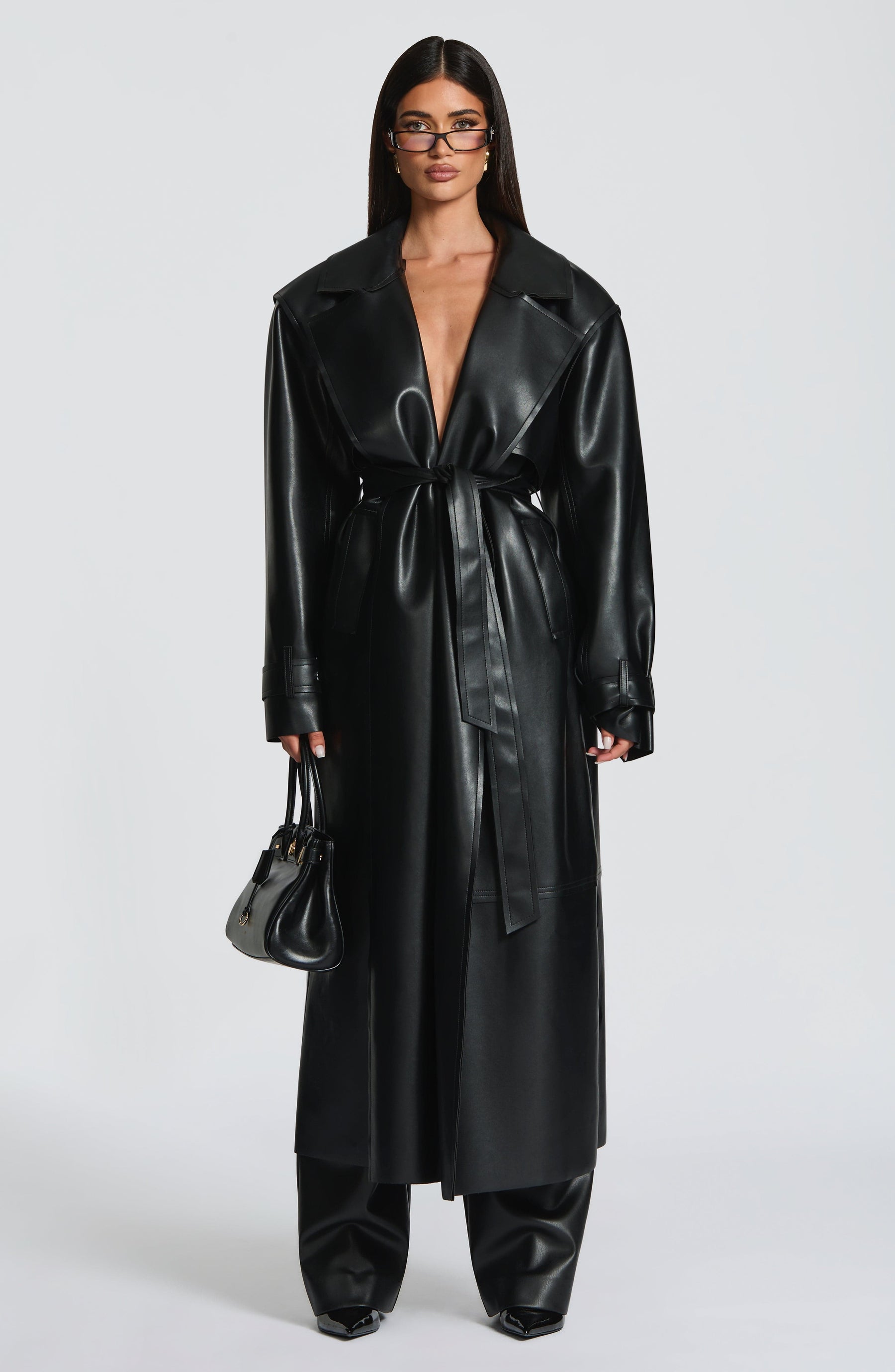 Bridget Trench Coat - Black S.M