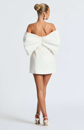 Briella Mini Dress - Ivory S.M
