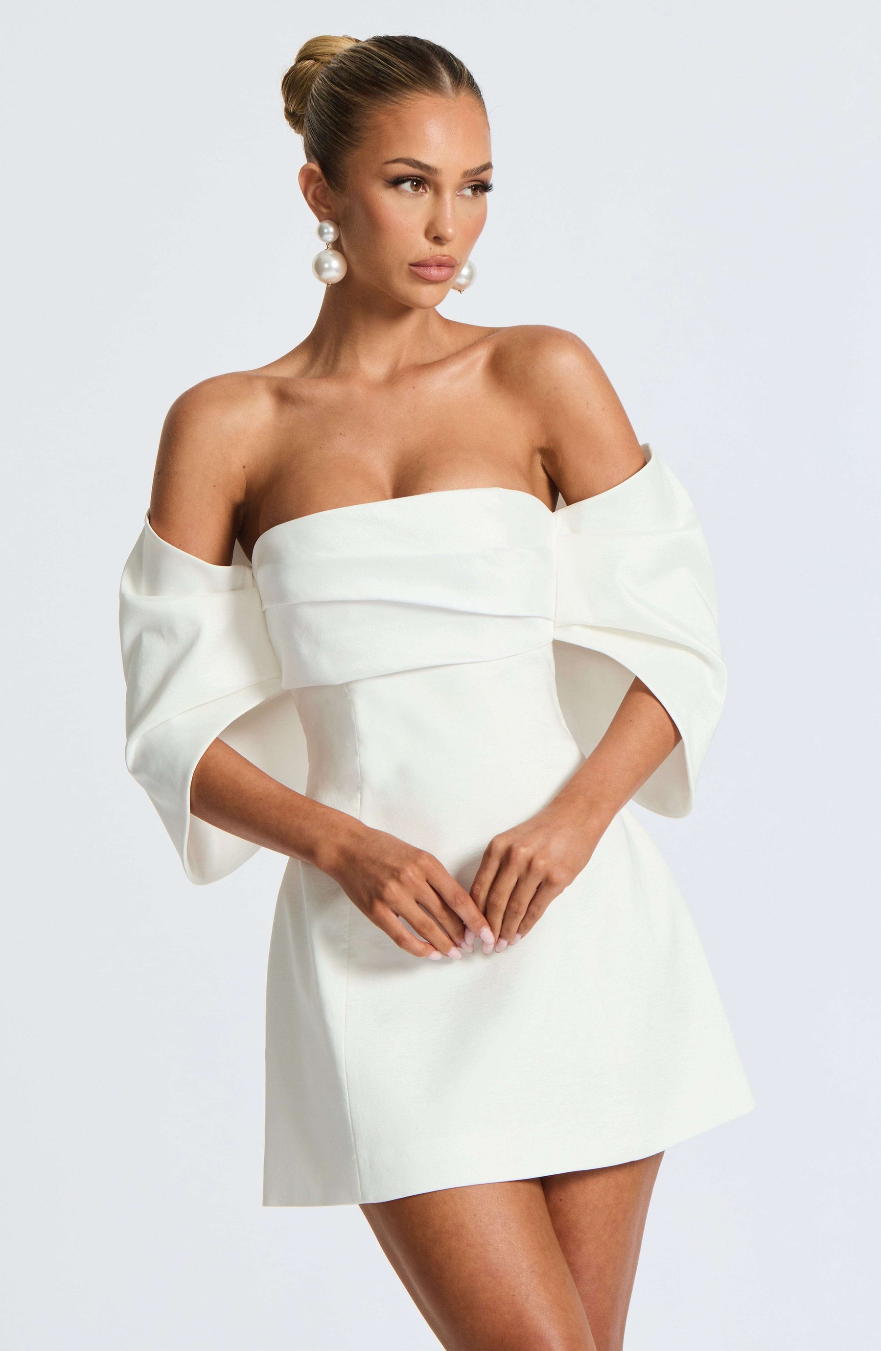 Briella Mini Dress - Ivory S.M