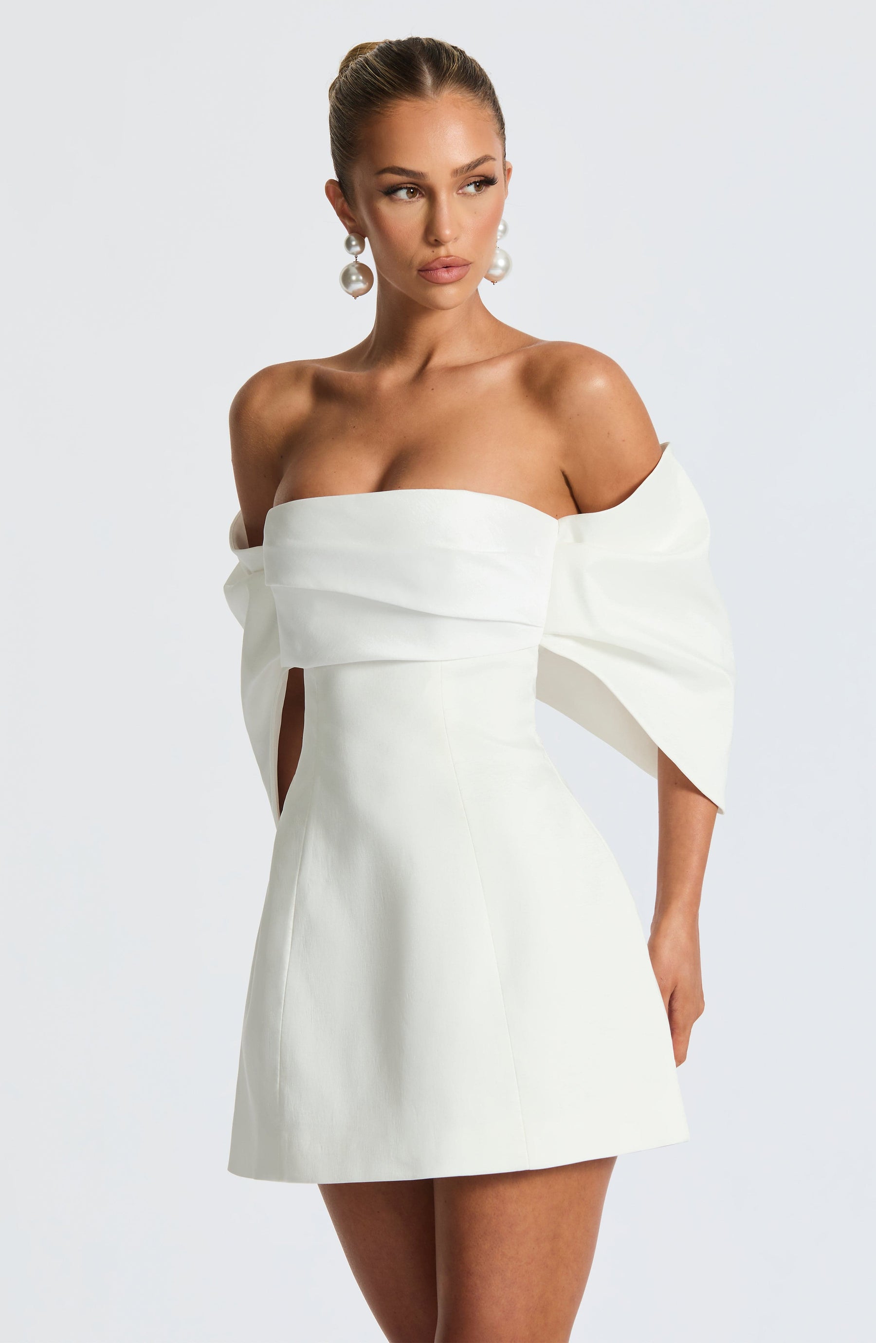 Briella Mini Dress - Ivory S.M