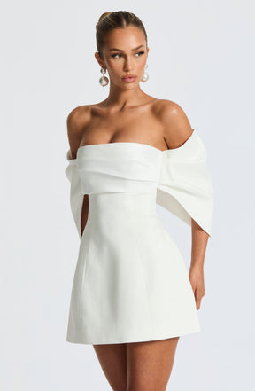 Briella Mini Dress - Ivory S.M