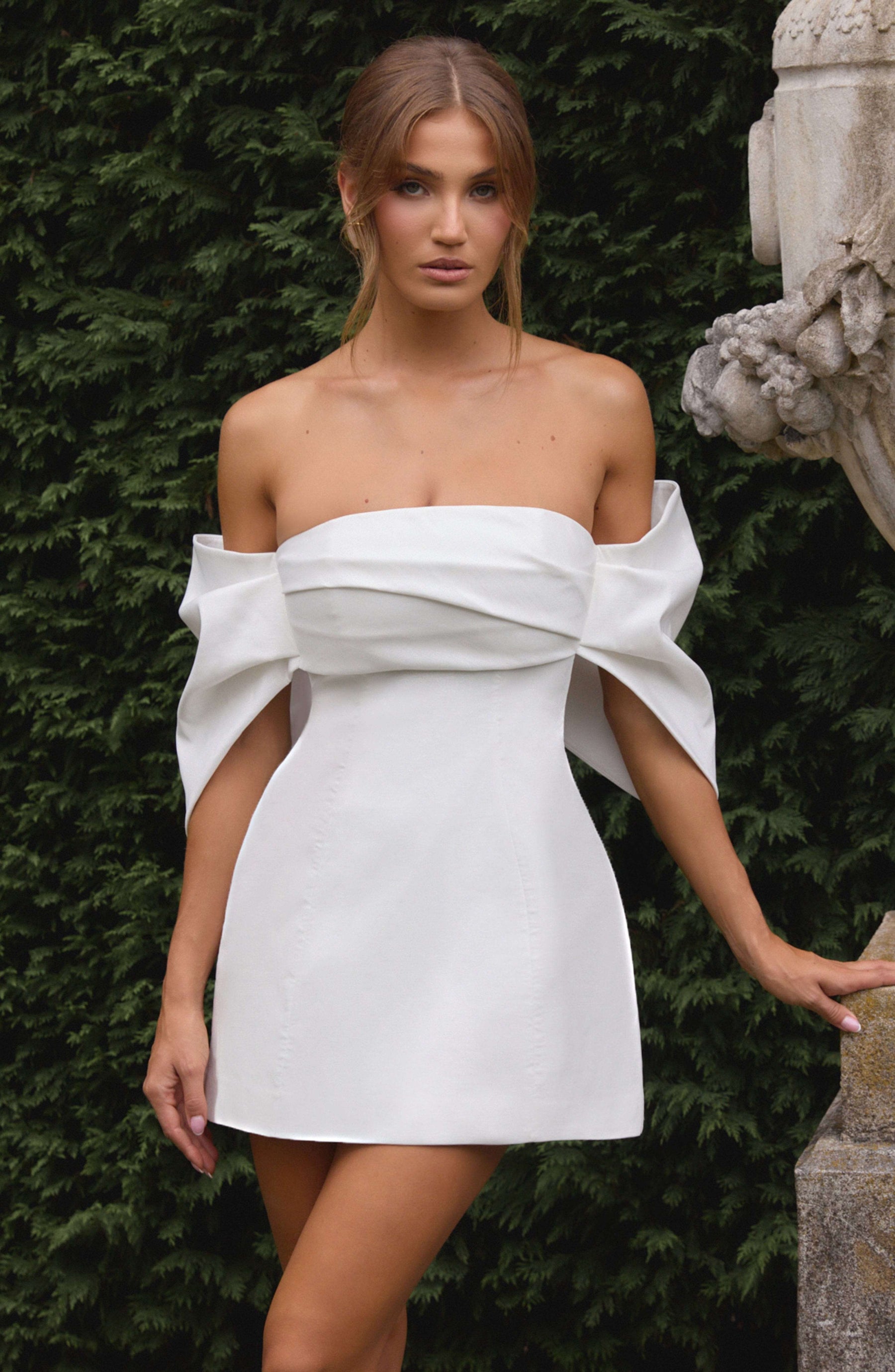 Briella Mini Dress - Ivory S.M