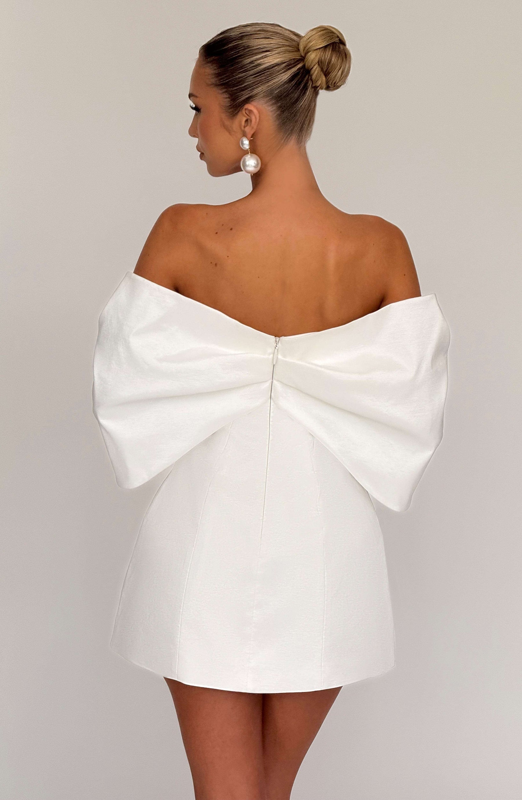 Briella Mini Dress - Ivory S.M