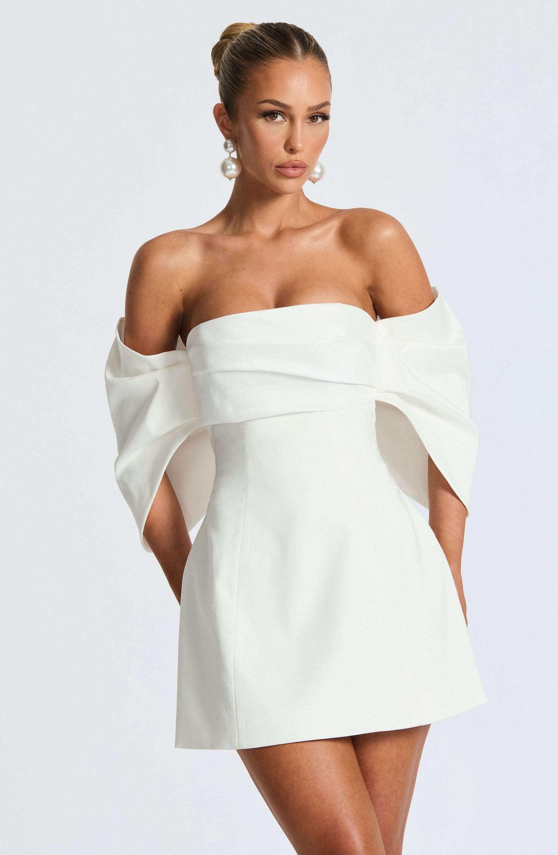 Briella Mini Dress - Ivory S.M