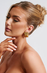 Bronte Earrings - Gold T.I
