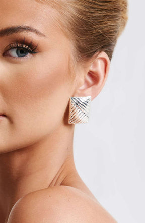 Bronte Earrings - Silver T.I