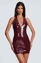 Brooke Mini Dress - Cherry Lacquer DIA