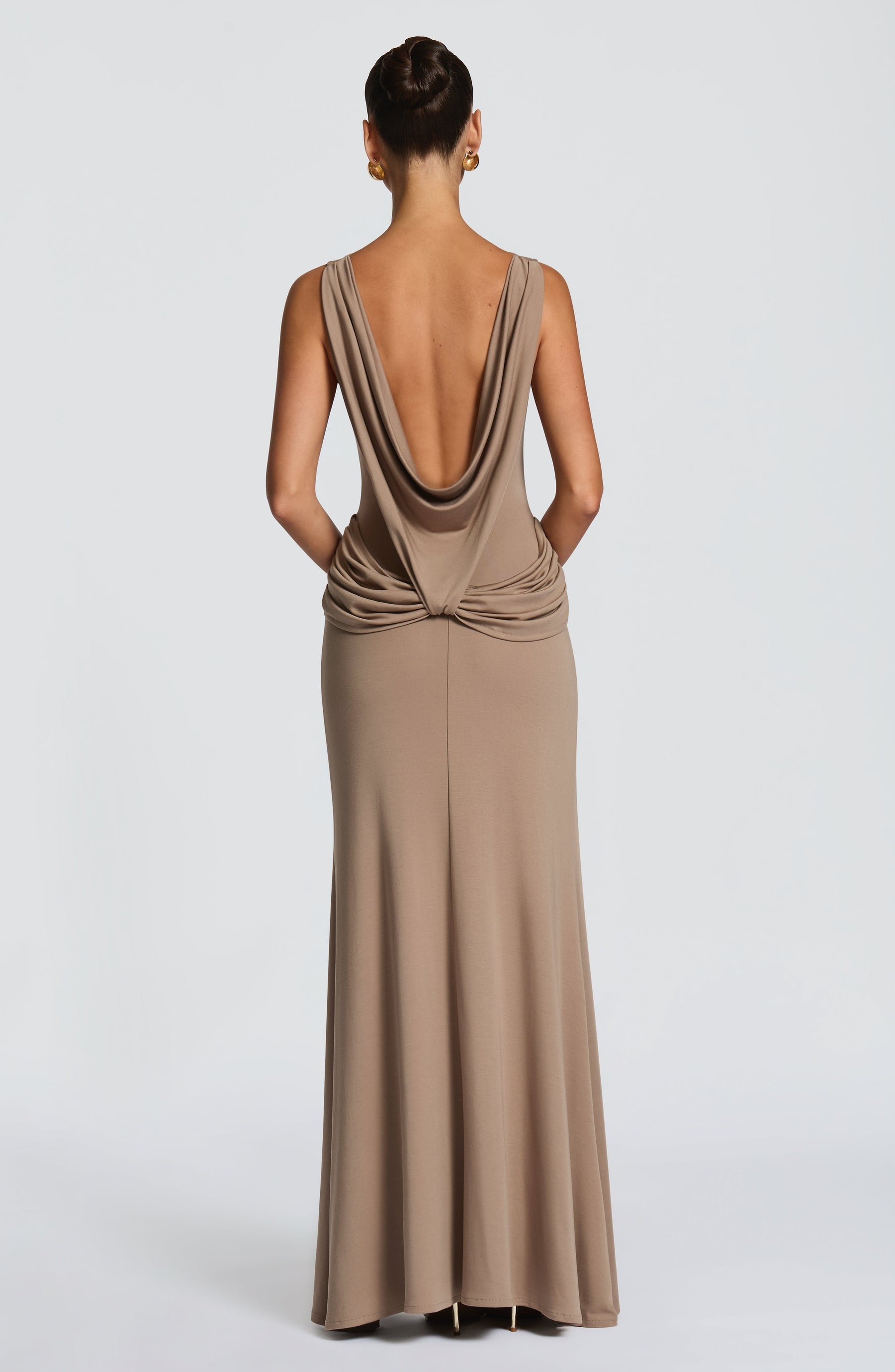 Bruna Maxi Dress - Stone L.F