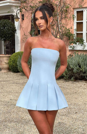Bryony Mini Dress - Blue R.F