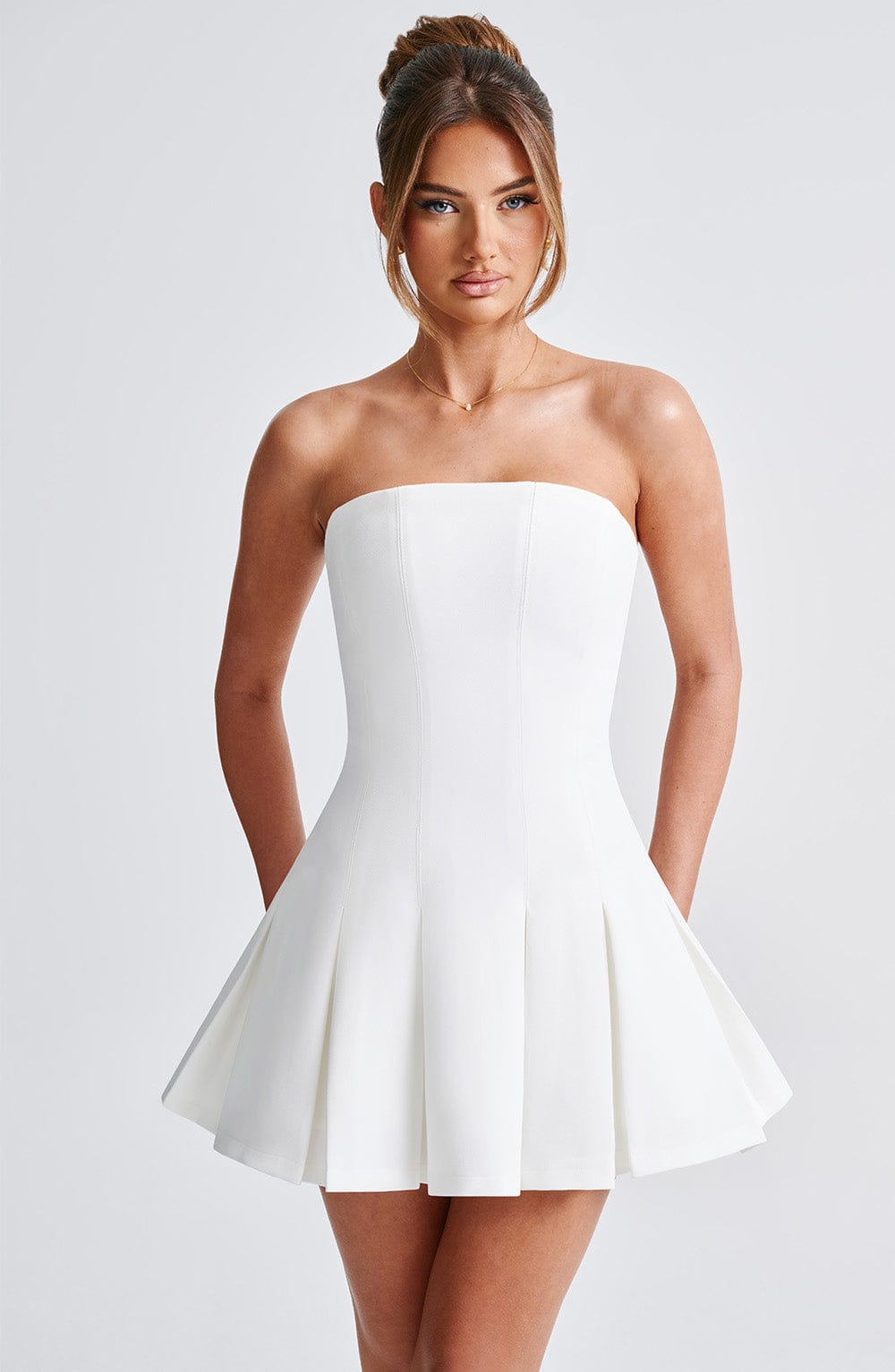 Bryony Mini Dress - Ivory R.F