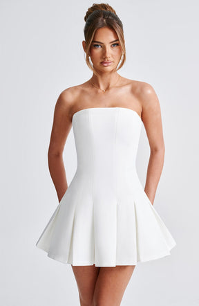 Bryony Mini Dress - Ivory R.F