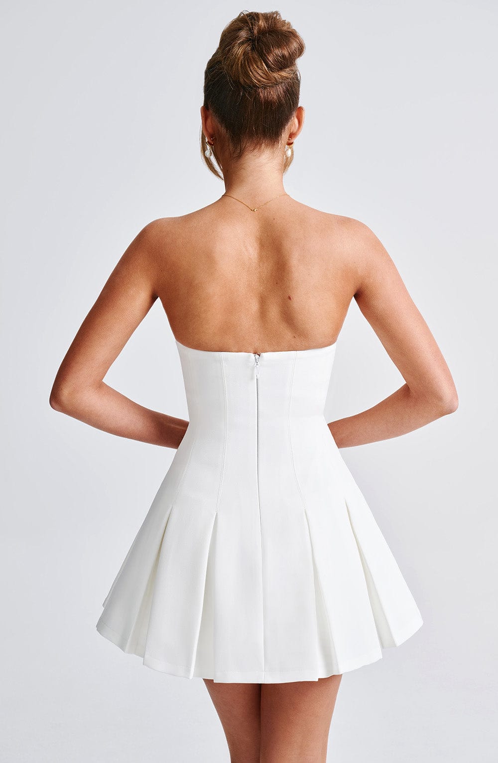 Bryony Mini Dress - Ivory R.F