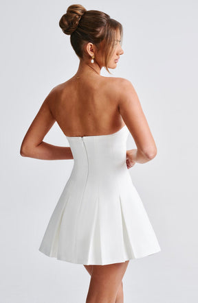 Bryony Mini Dress - Ivory R.F