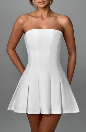 Bryony Mini Dress - Ivory R.F