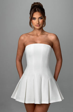 Bryony Mini Dress - Ivory R.F