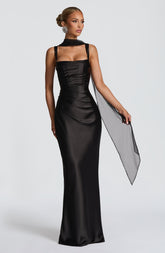 Calanthe Maxi Dress - Black M.T