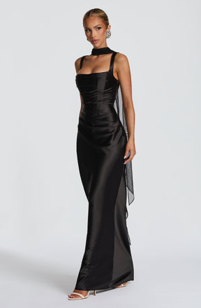 Calanthe Maxi Dress - Black M.T
