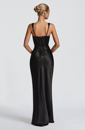 Calanthe Maxi Dress - Black M.T