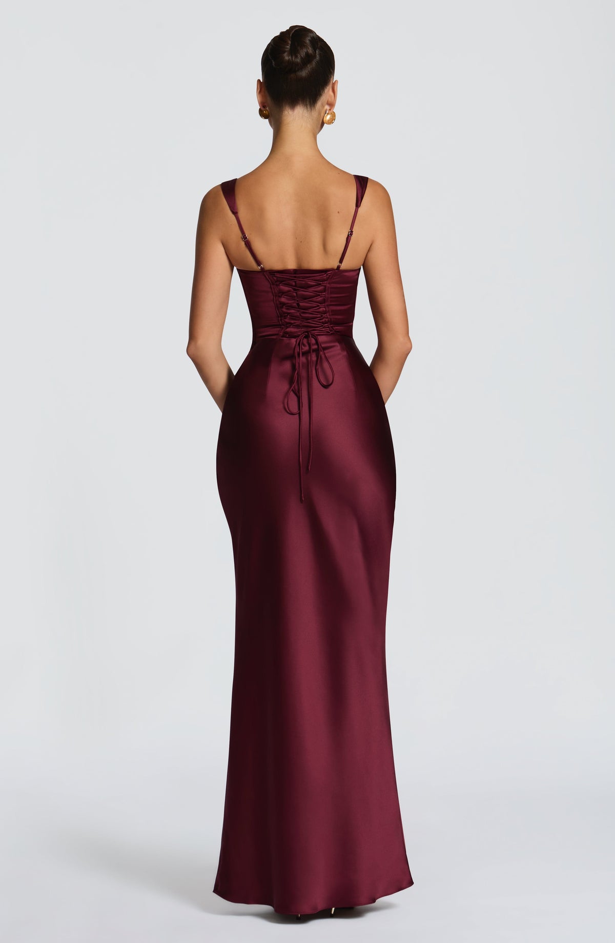 Calanthe Maxi Dress - Cherry Lacquer M.T