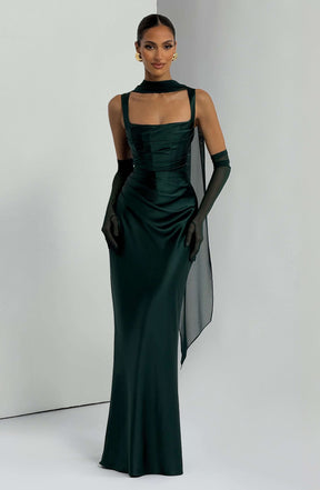 Calanthe Maxi Dress - Emerald M.T