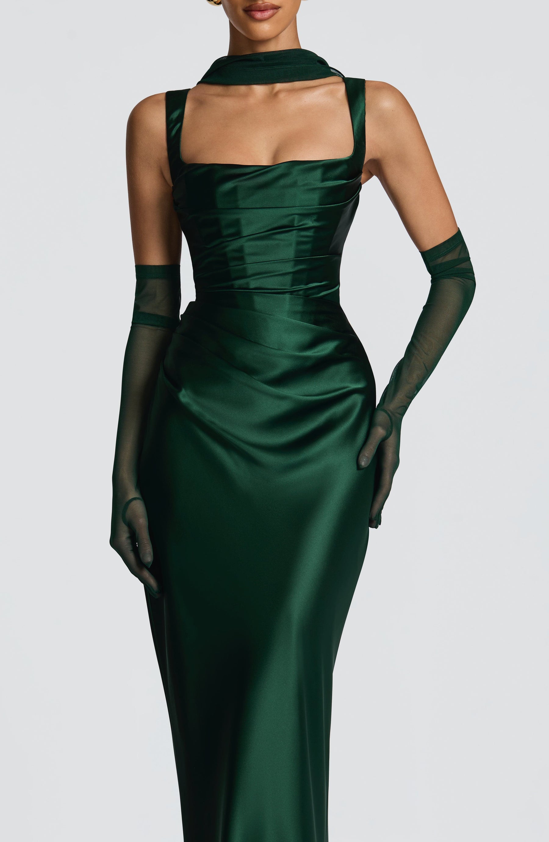Calanthe Maxi Dress - Emerald M.T