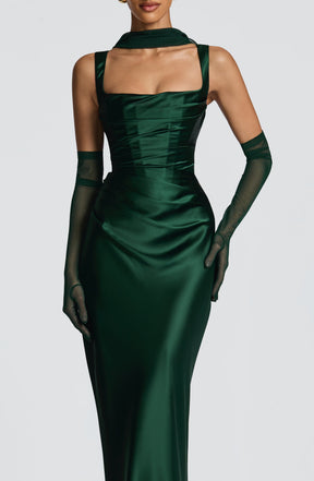 Calanthe Maxi Dress - Emerald M.T