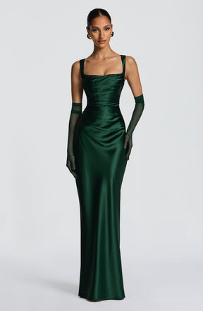Calanthe Maxi Dress - Emerald M.T