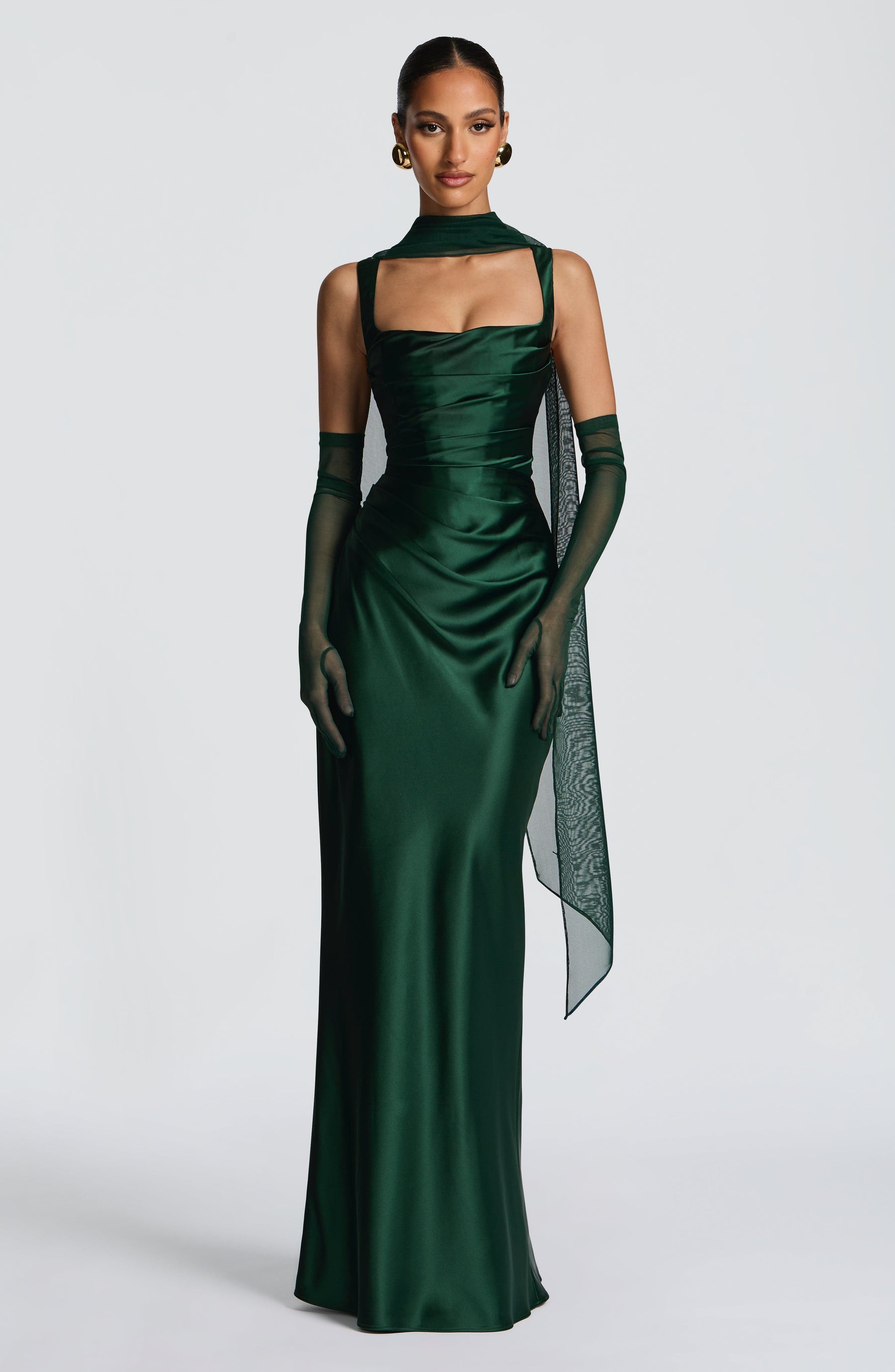 Calanthe Maxi Dress - Emerald M.T