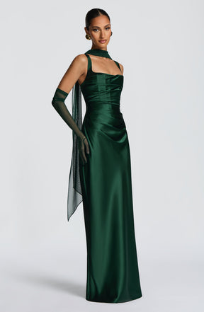 Calanthe Maxi Dress - Emerald M.T