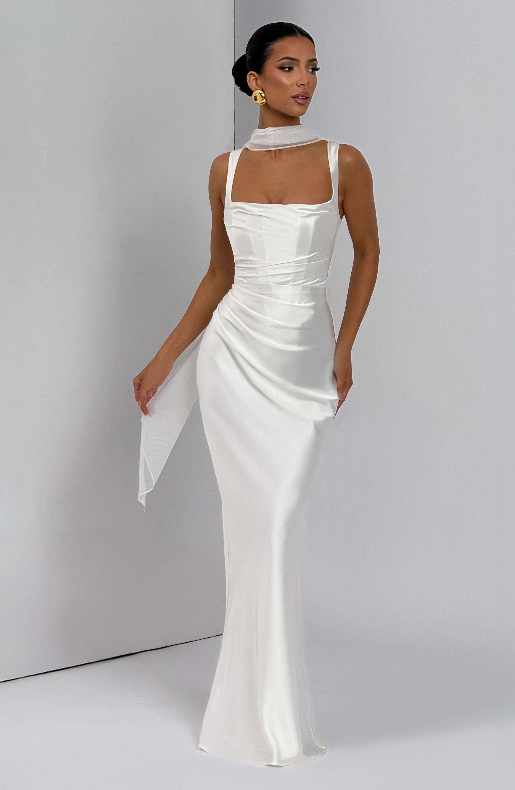 Calanthe Maxi Dress - Ivory M.T