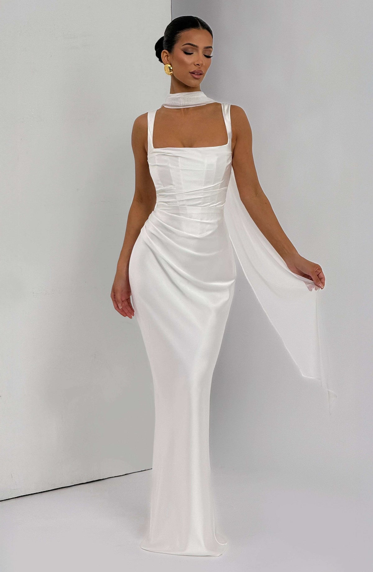 Calanthe Maxi Dress - Ivory M.T