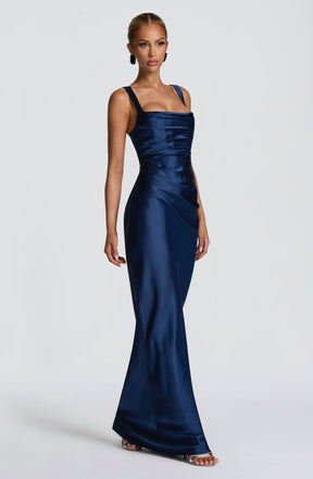 Calanthe Maxi Dress - Navy M.T