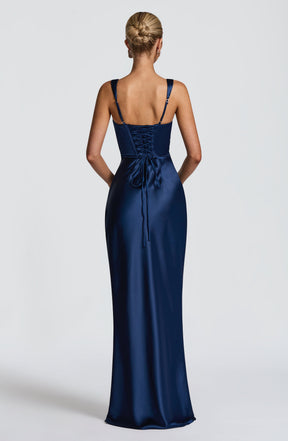 Calanthe Maxi Dress - Navy M.T
