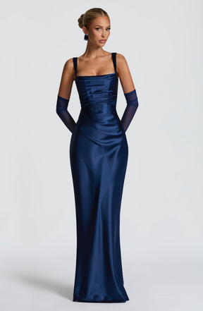 Calanthe Maxi Dress - Navy M.T