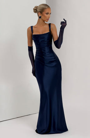 Calanthe Maxi Dress - Navy M.T
