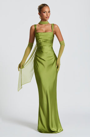 Calanthe Maxi Dress - Olive M.T